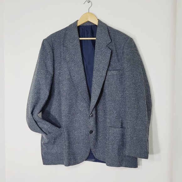 Vintage Other - Vetements De Sports MaNis Vintage Wool Blend Blazer Jacket Academia Granpa